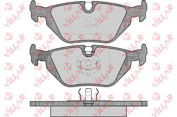 Brake Pad Set, disc brake (626.0463)