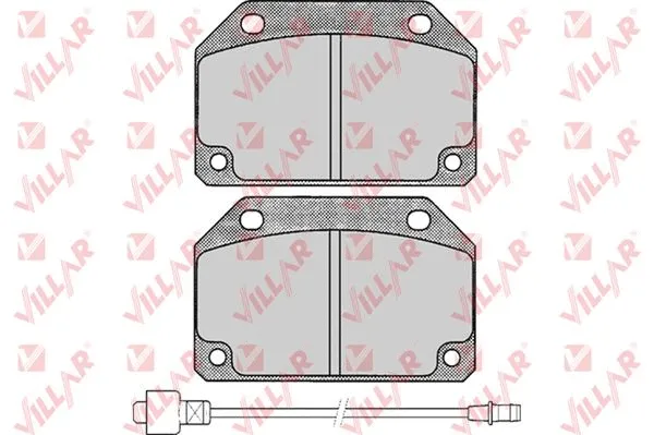 Brake Pad Set, disc brake (626.0176)