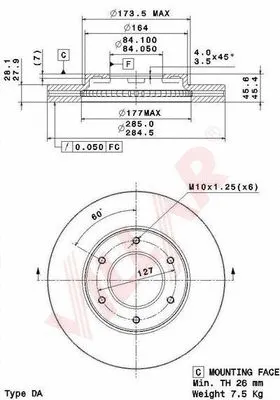 Brake Disc (628.2112)