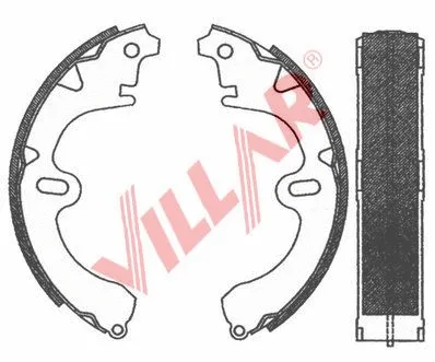 Brake Shoe Set (629.0779)