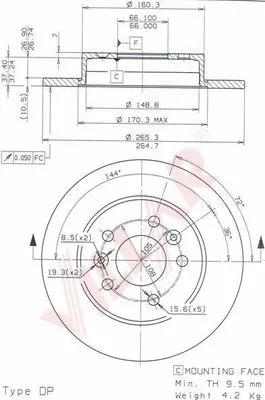 Brake Disc (628.1212)