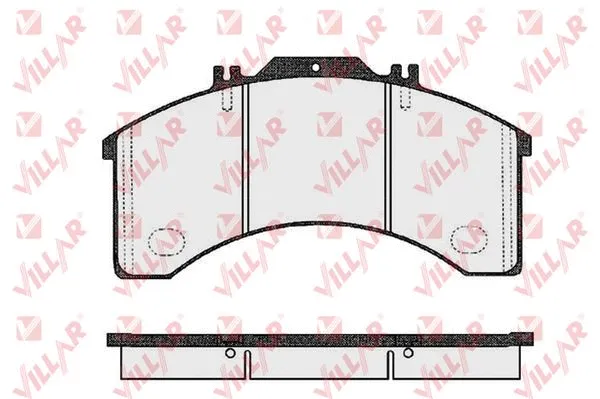 Brake Pad Set, disc brake (626.0473)