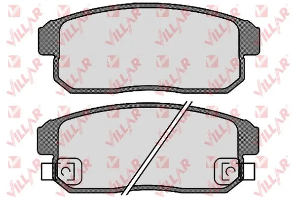 Brake Pad Set, disc brake (626.1727)