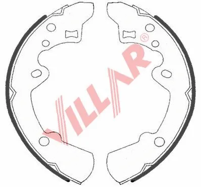 Brake Shoe Set (629.0720)