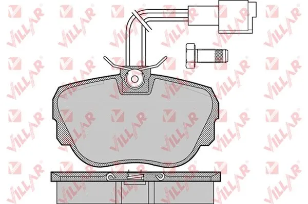 Brake Pad Set, disc brake (626.1079)
