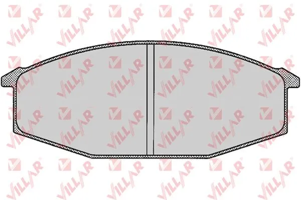 Brake Pad Set, disc brake (626.0249)
