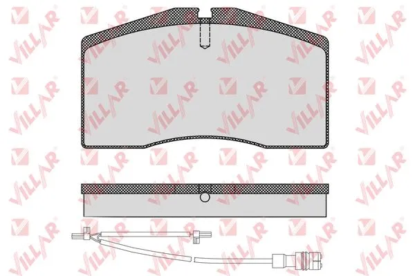 Brake Pad Set, disc brake (626.1585A)