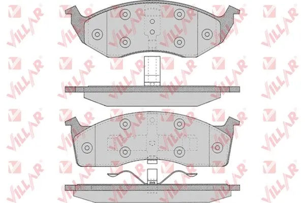 Brake Pad Set, disc brake (626.0629)