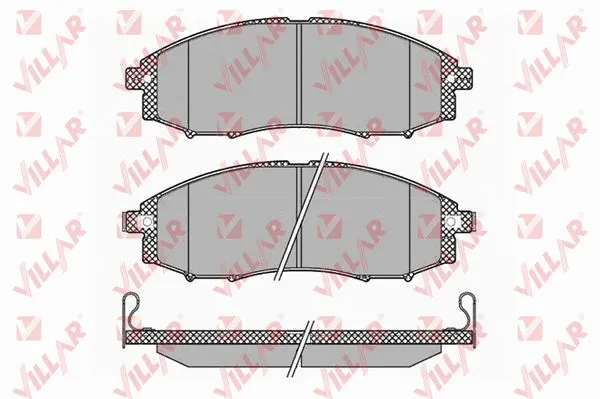 Brake Pad Set, disc brake (626.1343)