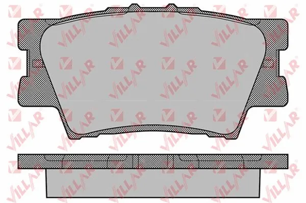 Brake Pad Set, disc brake (626.1281)