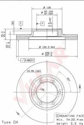 Brake Disc (628.2080)