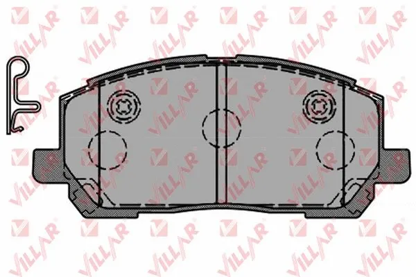 Brake Pad Set, disc brake (626.1516)