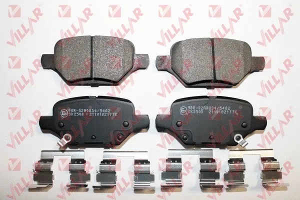 Brake Pad Set, disc brake (626.2177K)