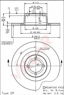 Brake Disc (628.1852)