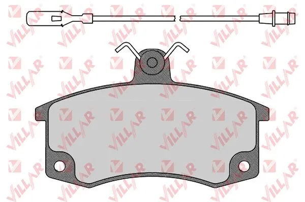 Brake Pad Set, disc brake (626.0988)