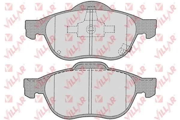 Brake Pad Set, disc brake (626.1215)