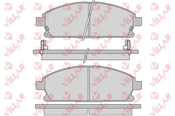 Brake Pad Set, disc brake (626.0846)