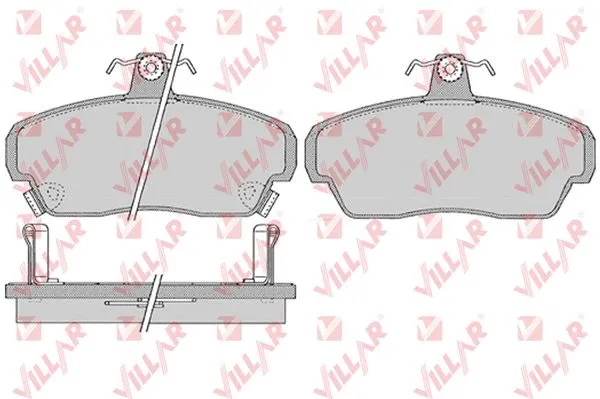 Brake Pad Set, disc brake (626.1034)