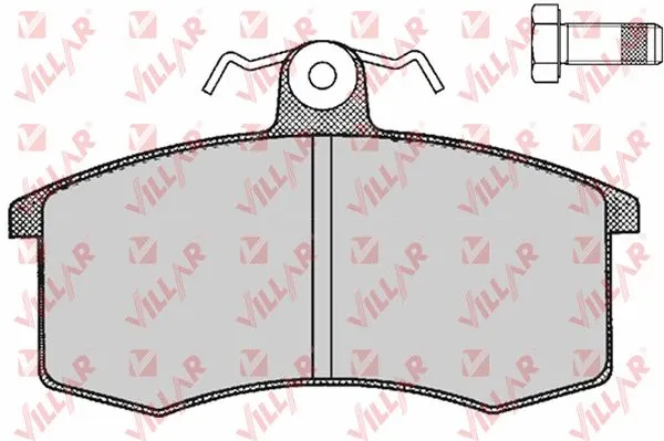 Brake Pad Set, disc brake (626.0288)