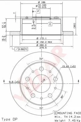 Brake Disc (628.2094)