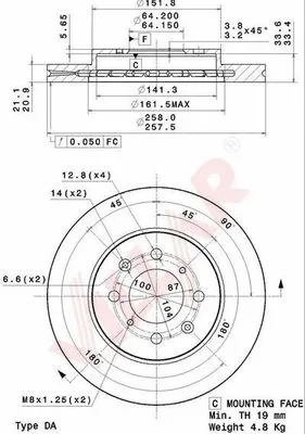 Brake Disc (628.2092)