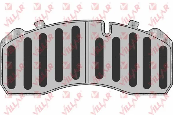 Brake Pad Set, disc brake (626.1174)