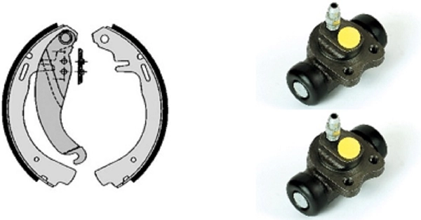 Brake Shoe Set (608.8044)