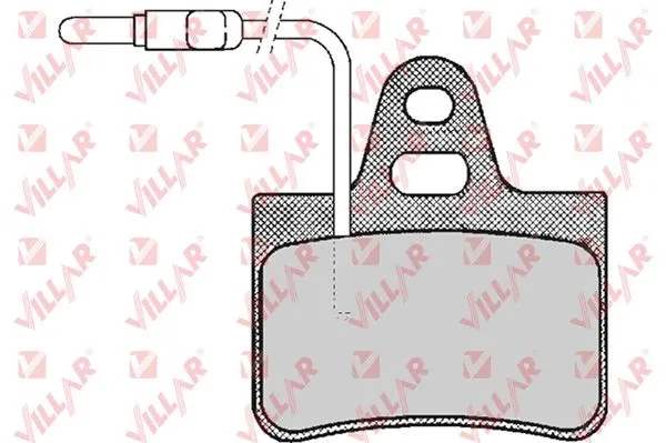 Brake Pad Set, disc brake (626.0218)