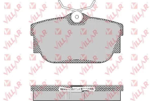 Brake Pad Set, disc brake (626.1303)