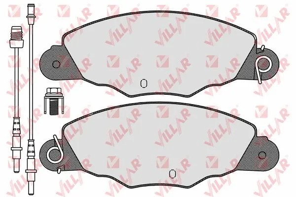 Brake Pad Set, disc brake (626.1140)