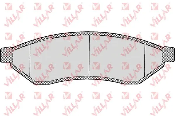 Brake Pad Set, disc brake (626.1198)