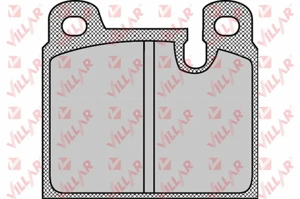 Brake Pad Set, disc brake (626.1057)