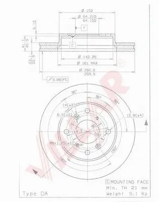 Brake Disc (628.2156)