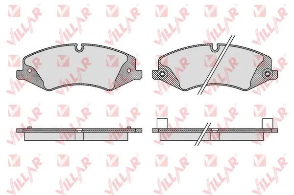 Brake Pad Set, disc brake (626.1616)