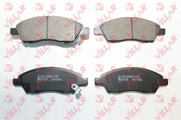 Brake Pad Set, disc brake (626.1686)