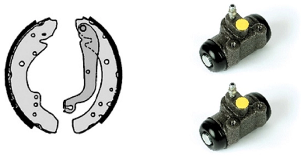 Brake Shoe Set (608.8081)