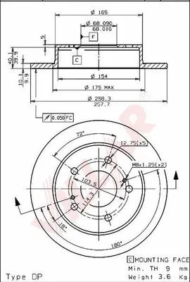 Brake Disc (628.1300)