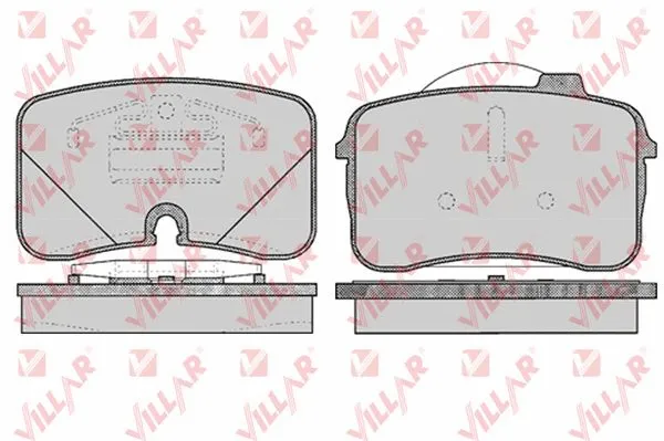 Brake Pad Set, disc brake (626.0476)