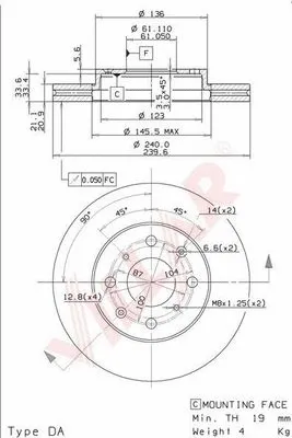 Brake Disc (628.1482)