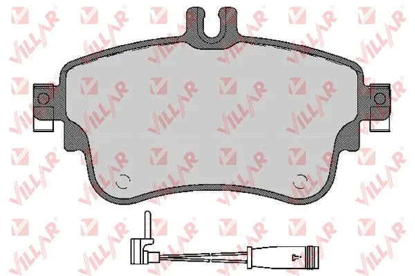 Brake Pad Set, disc brake (626.1780A)