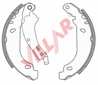 Brake Shoe Set (629.0691)