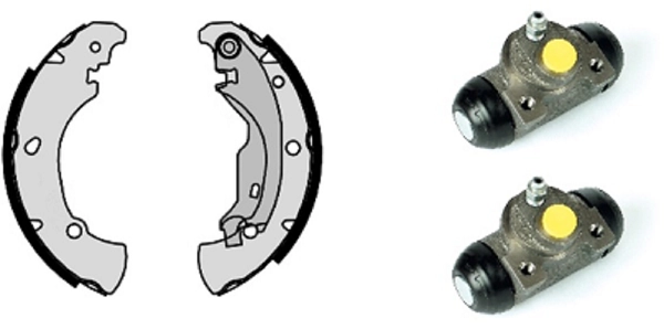 Brake Shoe Set (608.8107)