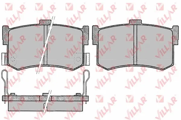 Brake Pad Set, disc brake (626.0079)
