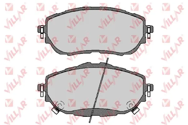 Brake Pad Set, disc brake (626.1784)