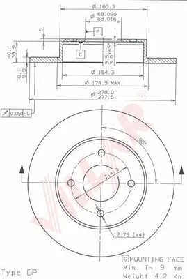Brake Disc (628.1888)