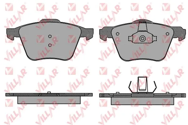 Brake Pad Set, disc brake (626.1507)