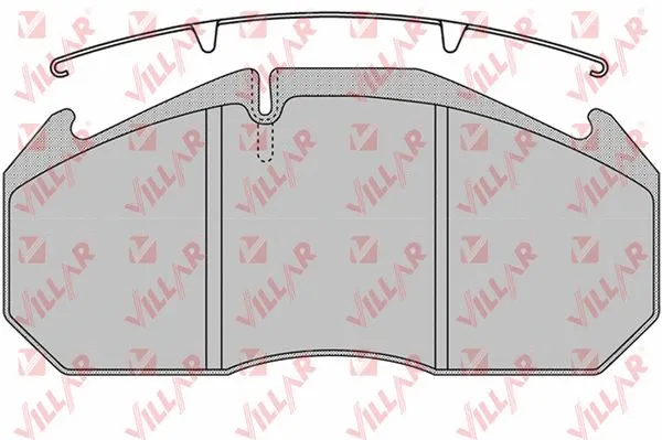 Brake Pad Set, disc brake (626.1162)