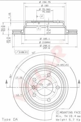Brake Disc (628.1435)