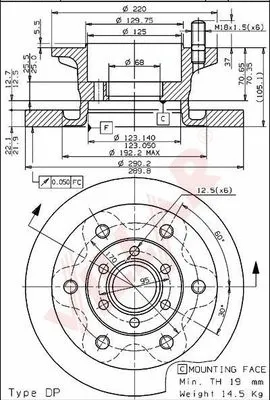 Brake Disc (628.1518)