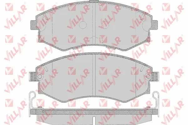 Brake Pad Set, disc brake (626.0640)